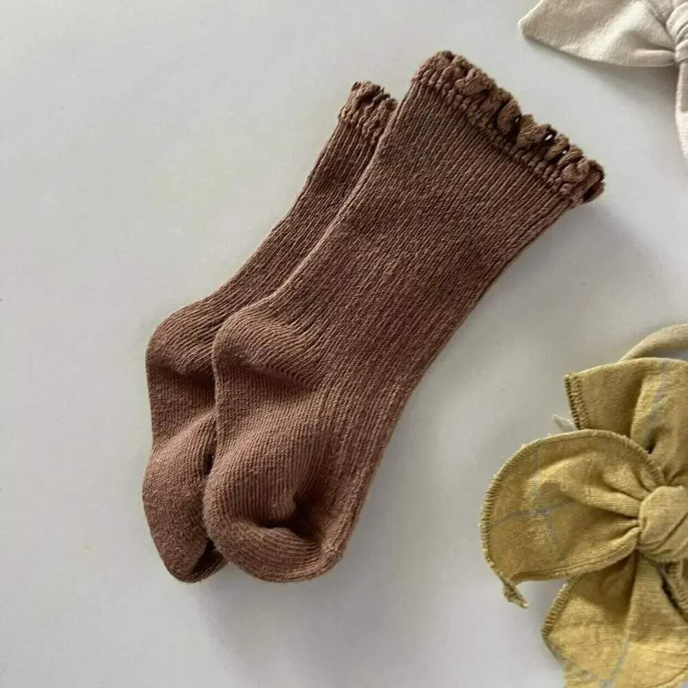 Earthtone Accessory Bundle - Bows & Socks